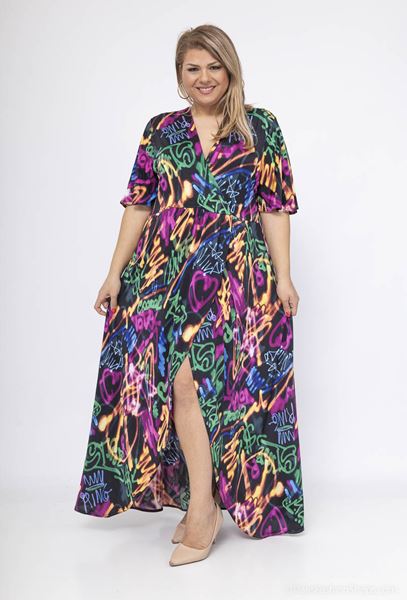 Immagine di CURVY GIRL PRINTED MAXI DRESS